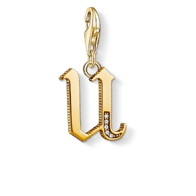 Thomas Sabo Charm Pendant "Letter U Gold"