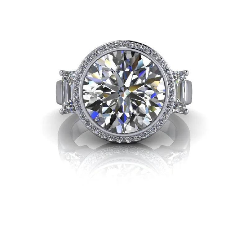 Isabella No. 1 Moissanite Ring