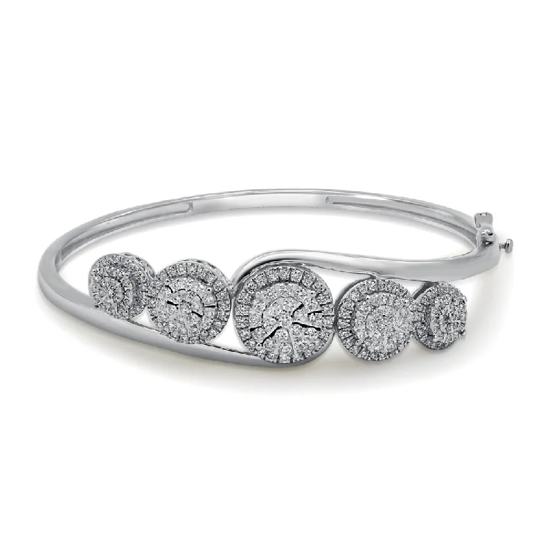 Martina 9ct White Gold 1.75ct Diamond Bracelet