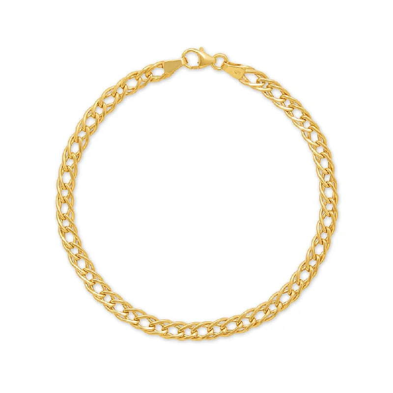 Wheat Chain Bracelet 19cm in 9ct Yellow Gold