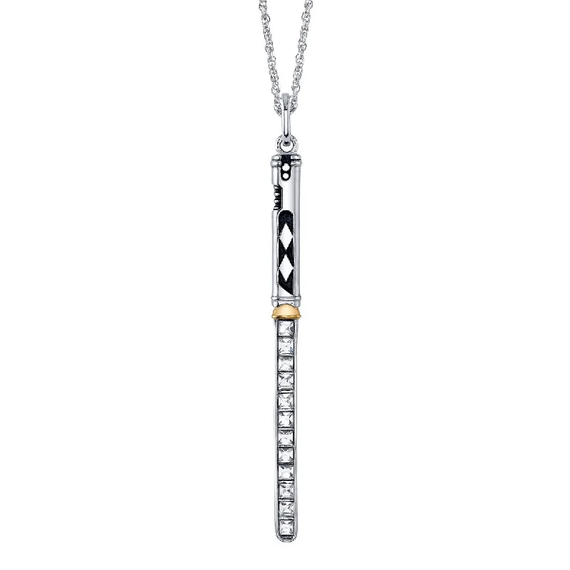 Star Wars X RockLove Ahsoka Tano Crystal Lightsaber Necklace