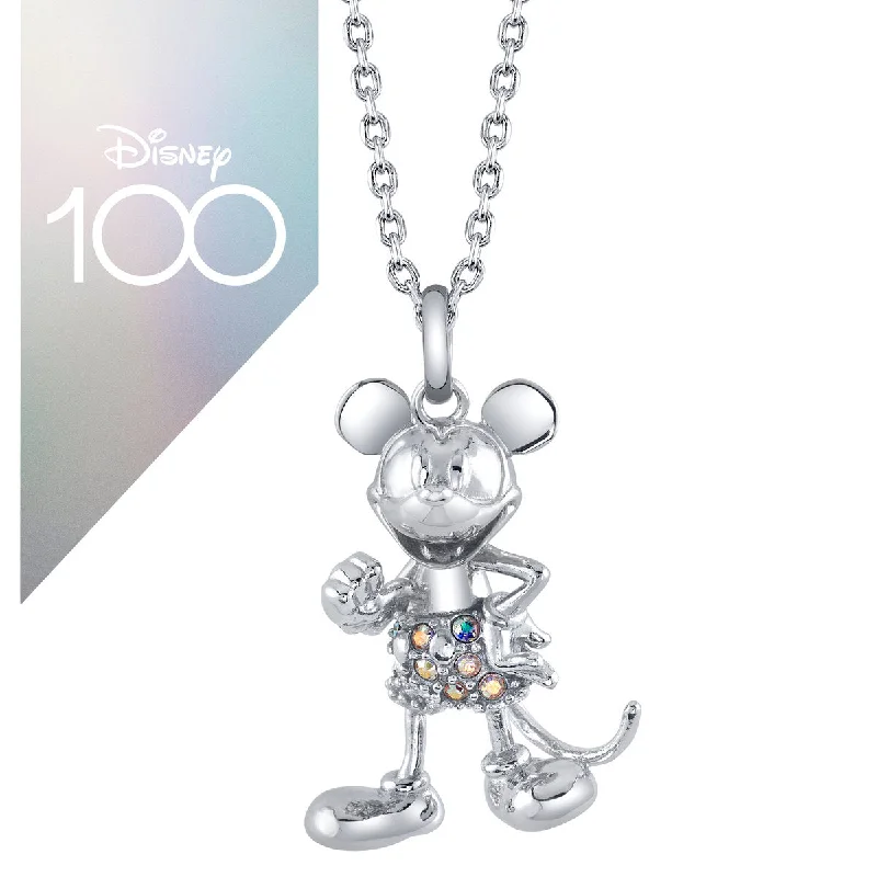 Disney X RockLove DISNEY100 Crystal Mickey Mouse Necklace