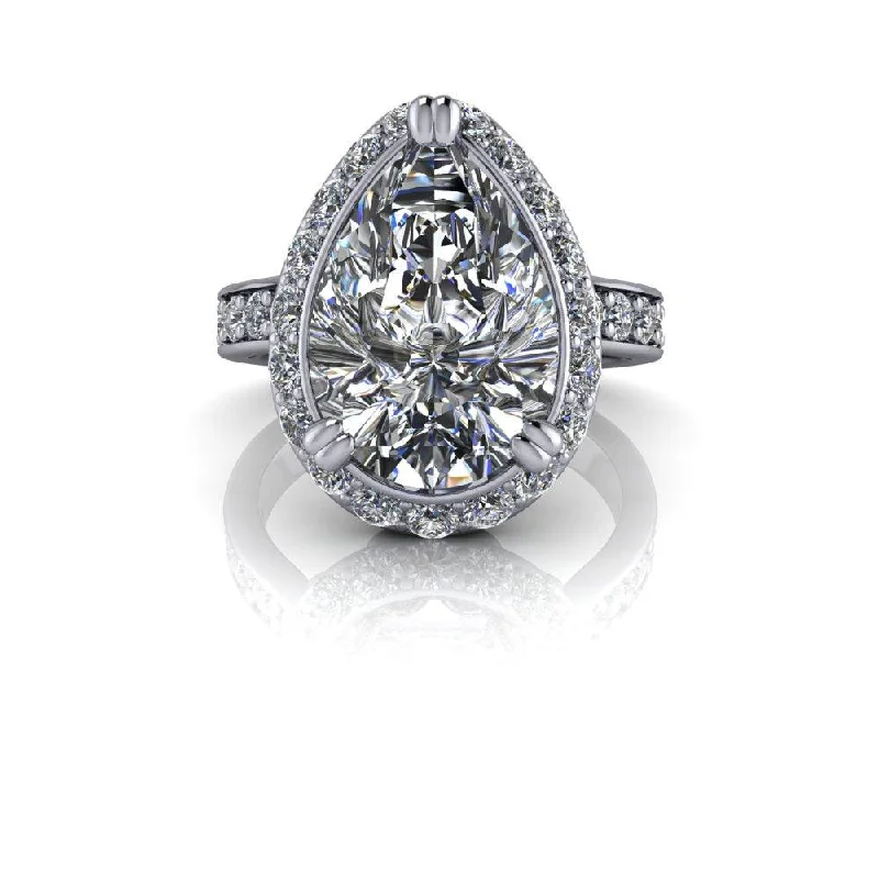 Brit No. 1 Moissanite Ring