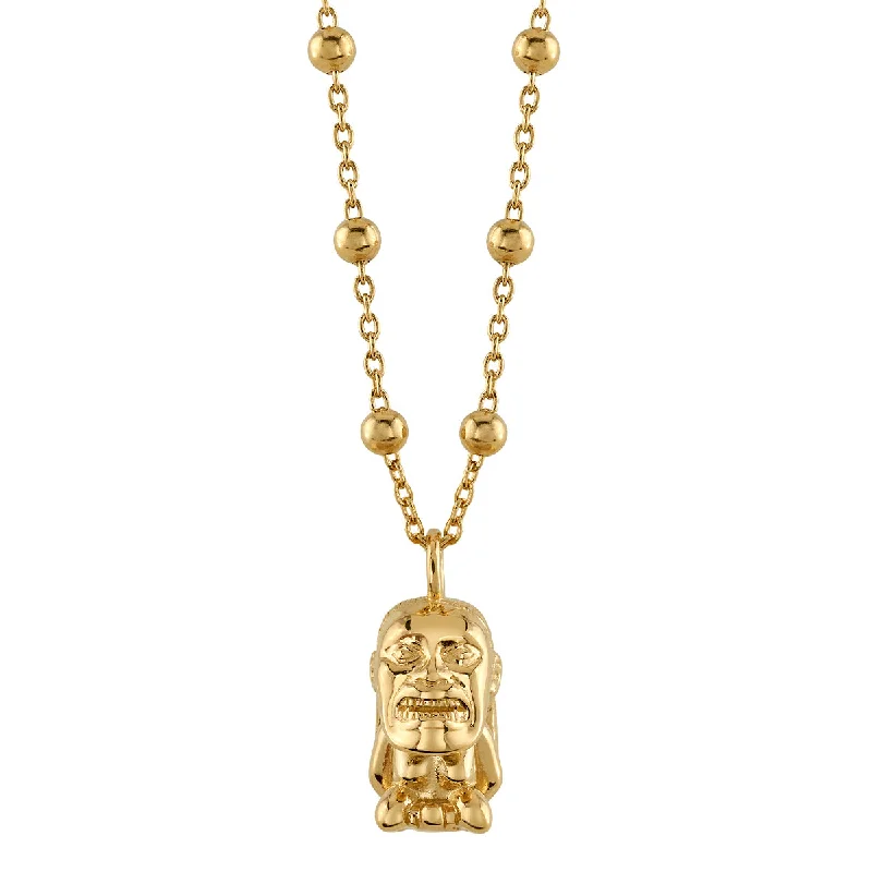 Indiana Jones X RockLove Golden Idol Necklace