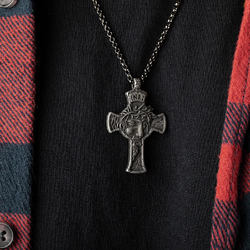 IRNI Cross - Victory Over Sin & Death Necklace: Helps Pair Veterans With A Service Dog Or Shelter Dog