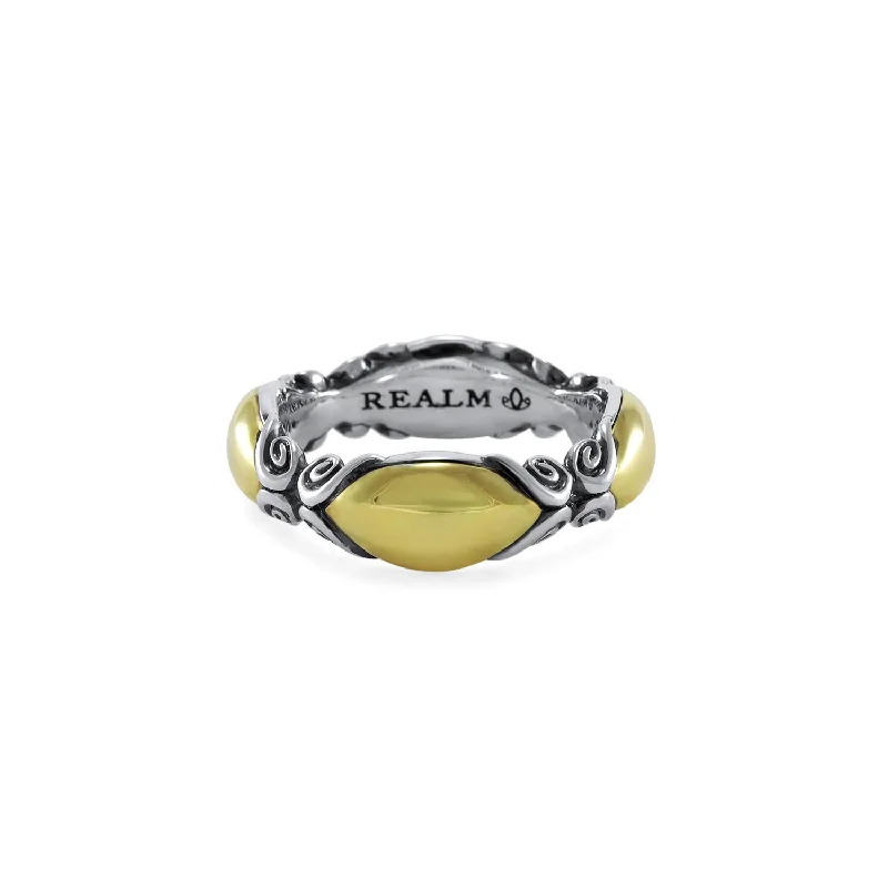 Perfect Stack Ring 6.5mm - Two Tone