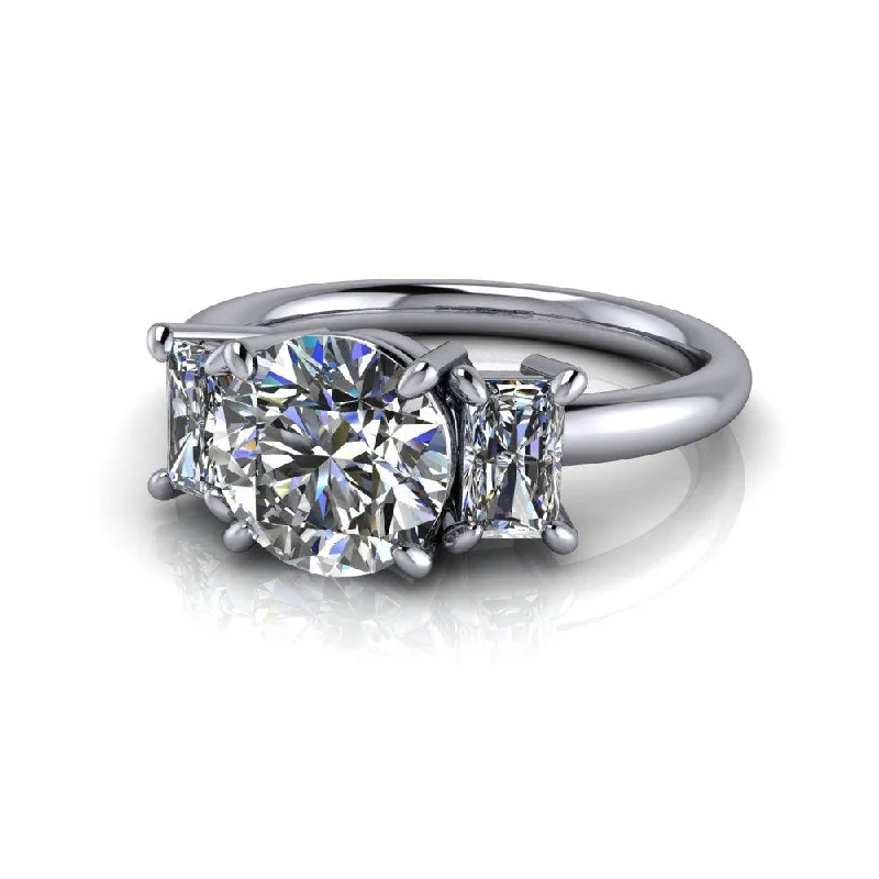 Sandra No. 2 Moissanite Ring