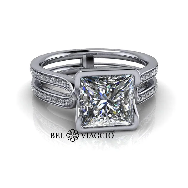 Florence No. 1 Moissanite Ring