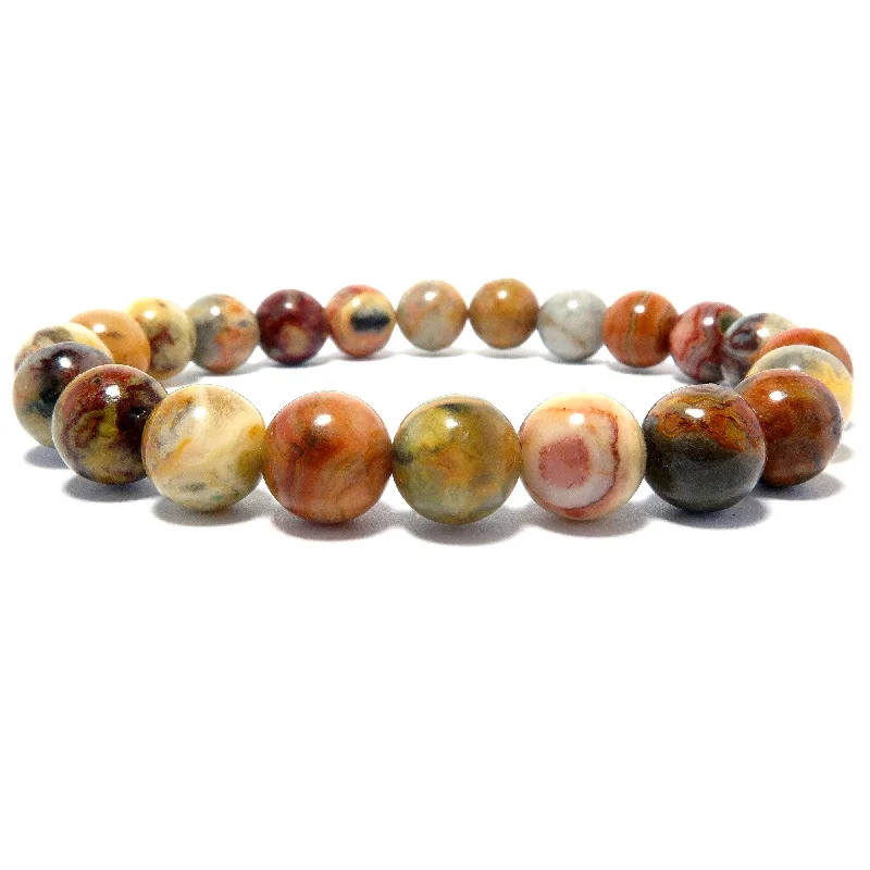 Crazy Lace Agate Bracelet My Wild Colorful Crystal