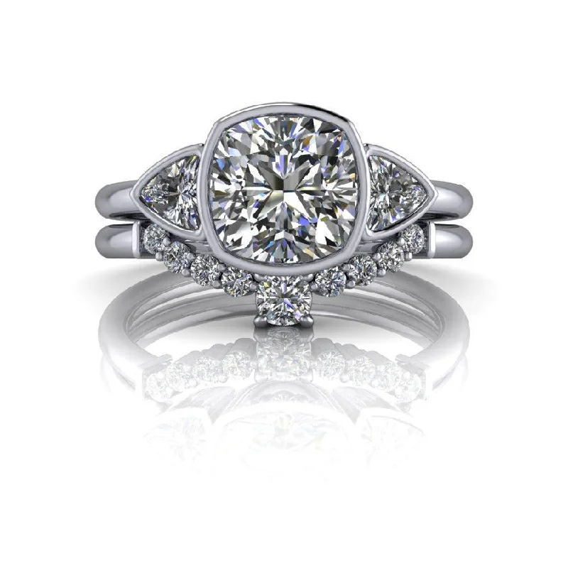 Addison No. 2 Moissanite Bridal Set