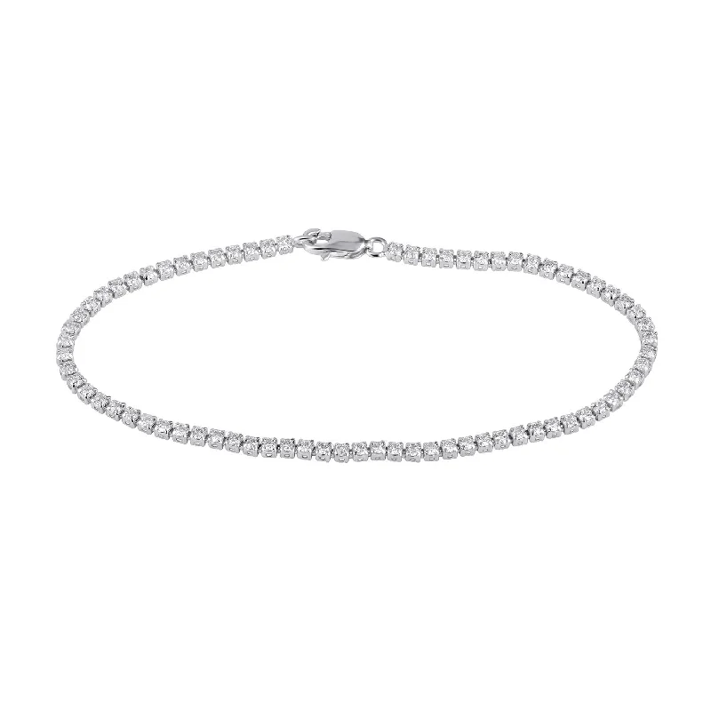 Brilliant Tennis Bracelet with 2.00ct of Laboratory Grown Diamonds in 10ct White Gold