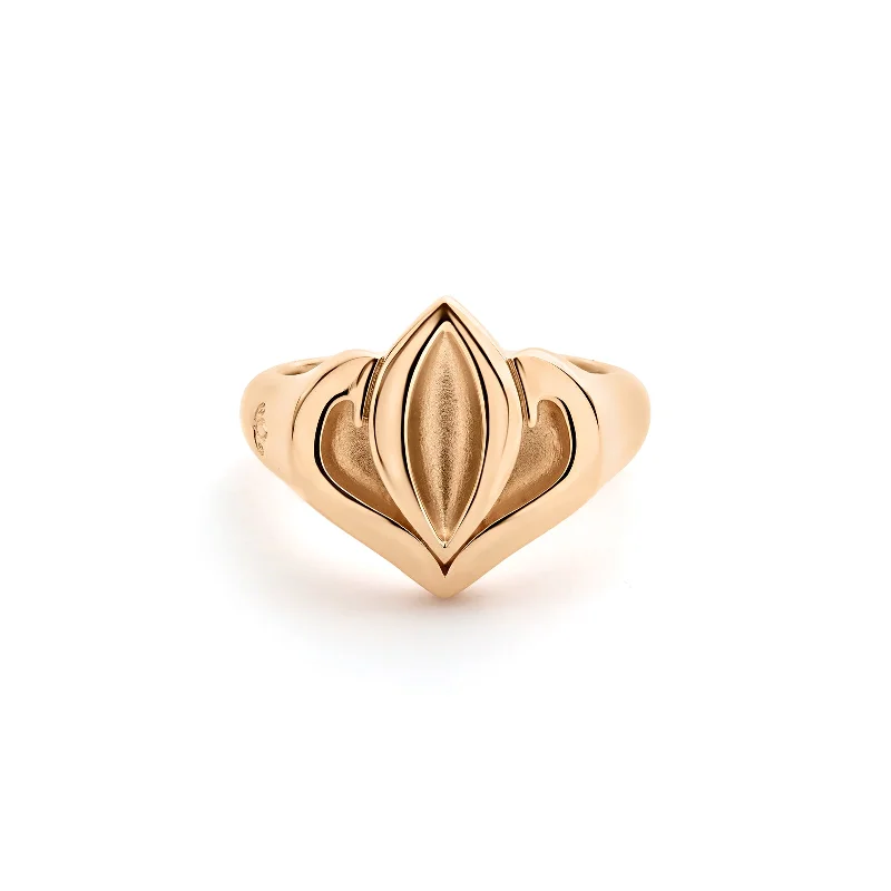 Signet Ring Medium – 18K Rose Gold Vermeil