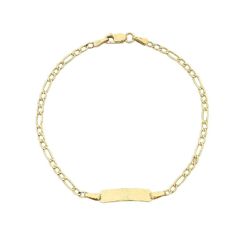 9ct Yellow Gold 19cm ID Bracelet