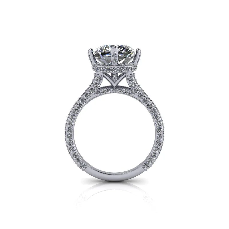 Sky No. 7 Moissanite Ring