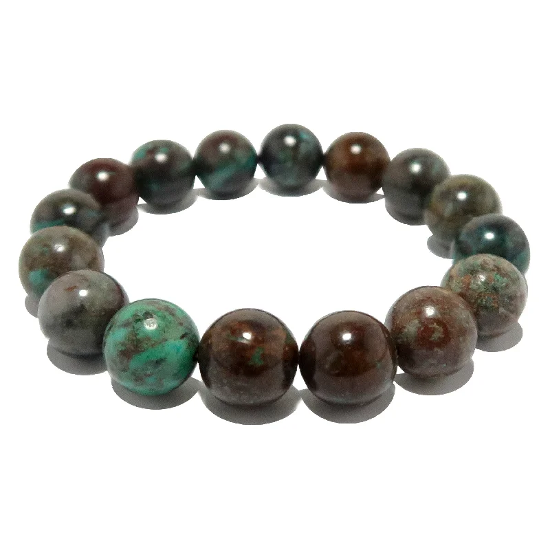 Chrysocolla Bracelet Red Cuprite Strike of Elements